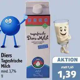 Aktiv Irma Diers Tagesfrische Milch Angebot
