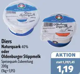 Aktiv Irma Diers Naturquark 40% oder Oldenburger Stippmelk Angebot