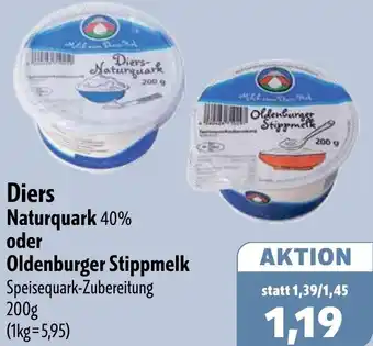 Aktiv Irma Diers Naturquark 40% oder Oldenburger Stippmelk Angebot