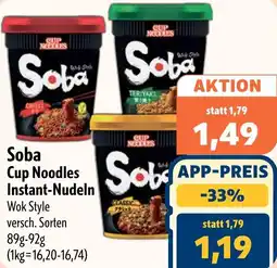 Aktiv Irma Soba Cup Noodles Instant-Nudeln Angebot