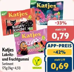 Aktiv Irma Katjes Lakritz- und Fruchtgummi Angebot