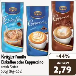 Aktiv Irma Krüger Family Eiskaffee oder Cappuccino Angebot