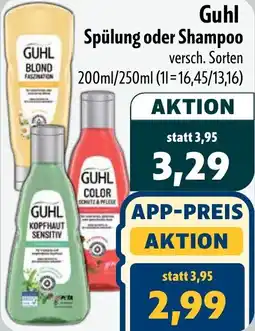Aktiv Irma Guhl Spülung oder Shampoo Angebot
