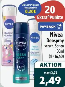 Aktiv Irma Nivea Deospray Angebot
