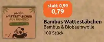 Aktiv Irma Bambus Wattestäbchen Angebot