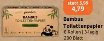 Aktiv Irma Bambus Toilettenpapier Angebot
