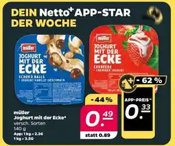 NETTO MÜLLER Joghurt mit der Ecke Angebot