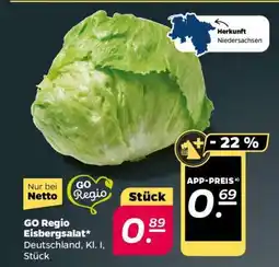 NETTO GO Regio Eisbergsalat Angebot
