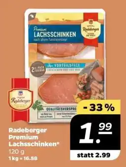 NETTO Radeberger Premium Lachsschinken Angebot