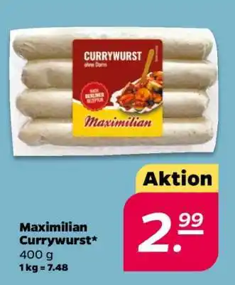 NETTO Maximilian Currywurst Angebot