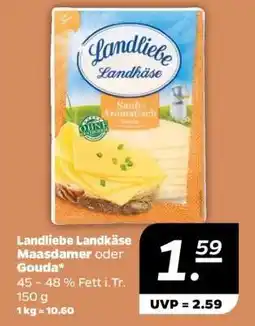 NETTO Landliebe Landkäse Maasdammer oder Gouda Angebot