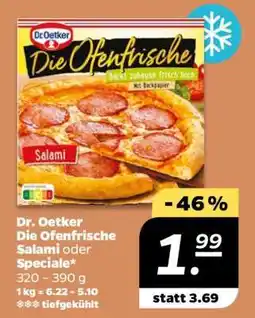 NETTO Dr. Oetker Die Ofenfrische Salami oder Speciale Angebot