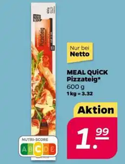 NETTO MEAL QUICK Pizzateig Angebot