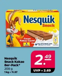 NETTO Nesquik Snack Kakao 8er-Pack Angebot