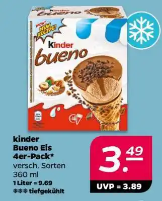 NETTO kinder Bueno Eis 4er-Pack Angebot