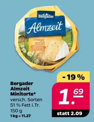 NETTO Bergader Almzeit Minitorte Angebot