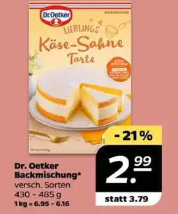 NETTO Dr. Oetker Backmischung Angebot