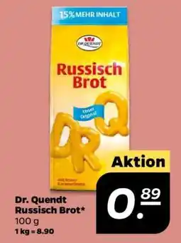 NETTO DR. QUENDT Russisch Brot Angebot
