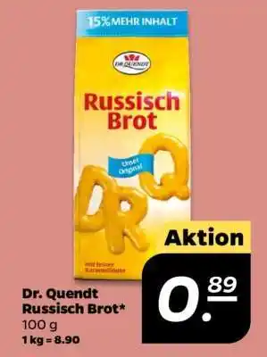 NETTO DR. QUENDT Russisch Brot Angebot