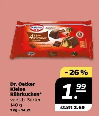 NETTO DR. OETKER Kleine Rührkuchen Angebot