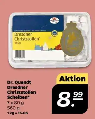 NETTO Dr. Quendt Dresdner Christstollen Scheiben Angebot