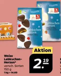 NETTO WEISS Lebkuchen-Herzen Angebot
