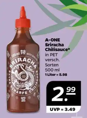 NETTO A-ONE Sriracha Chilisauce Angebot