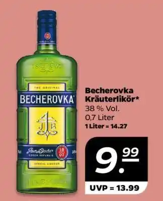 NETTO Becherovka Kräuterlikör Angebot