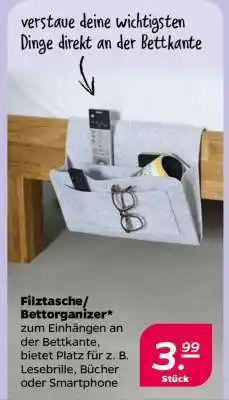 NETTO Filztasche/Bettorganizer Angebot