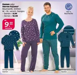 NETTO Damen oder Herren Pyjama Angebot