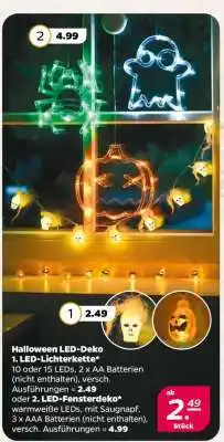 NETTO Halloween LED-Deko Angebot