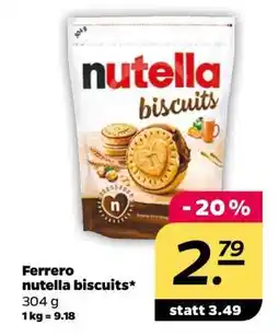 NETTO FERRERO Nutella Biscuits Angebot