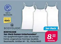 NETTO BODYGUIDE 3er-Pack Damen Unterhemden Angebot
