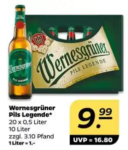 NETTO Wernesgrüner Pils Legende Angebot