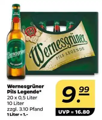 NETTO Wernesgrüner Pils Legende Angebot