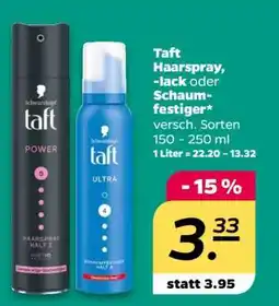NETTO Taft Haarspray, -lack oder Schaumfestiger Angebot