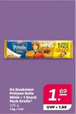 NETTO De Beukelaer Prinzen Rolle Minis + 1 Snack Pack Gratis Angebot