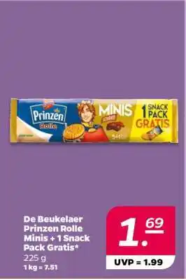 NETTO De Beukelaer Prinzen Rolle Minis + 1 Snack Pack Gratis Angebot