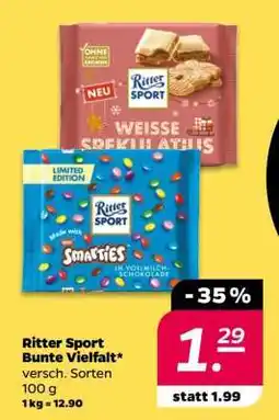 NETTO Ritter Sport Bunte Vielfalt Angebot