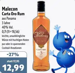 Aktiv Irma Malecon Carta Oro Rum Angebot