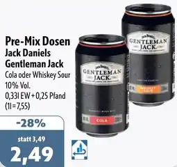 Aktiv Irma Pre-Mix Dosen Jack Daniels Gentleman Jack Angebot