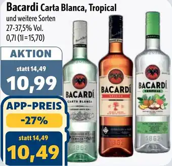 Aktiv Irma Bacardi Carta Blanca, Tropical Angebot