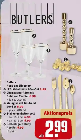 REWE Butlers rund um silvester Angebot