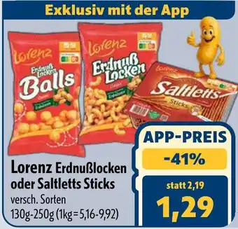 Aktiv Irma Lorenz Erdnuẞlocken oder Saltletts Sticks Angebot
