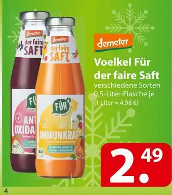 Famila Nord Ost Voelkel für der faire saft Angebot