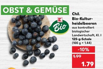 Kaufland Chil. Bio Kulturheidelbeeren Angebot