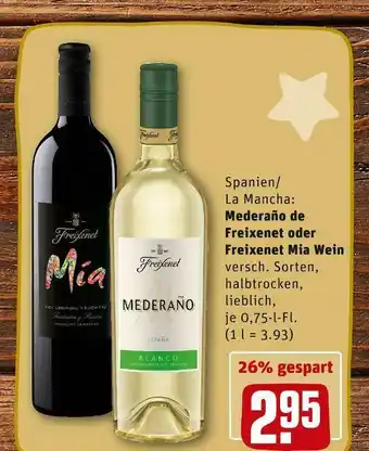 REWE Mederaño de rotwein oder weißwein Angebot