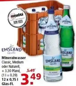 Multi Markt EMSLAND Quelle Mineralwasser Angebot