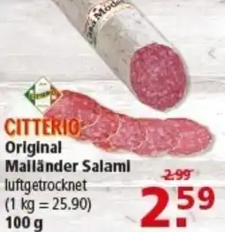 Multi Markt CITTERIO Original Mailänder Salami Angebot