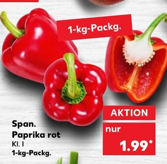 Kaufland Span. Paprika rot Angebot